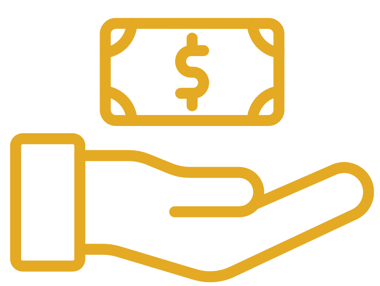 an icon representing payroll