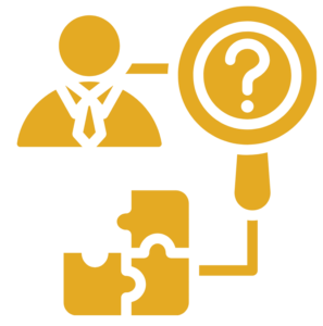 an icon that represents the goal of closing the skills gap in the workforce 