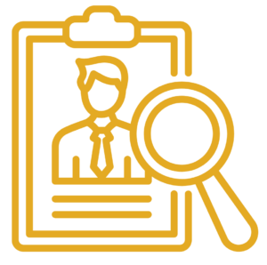 an icon representing background checks