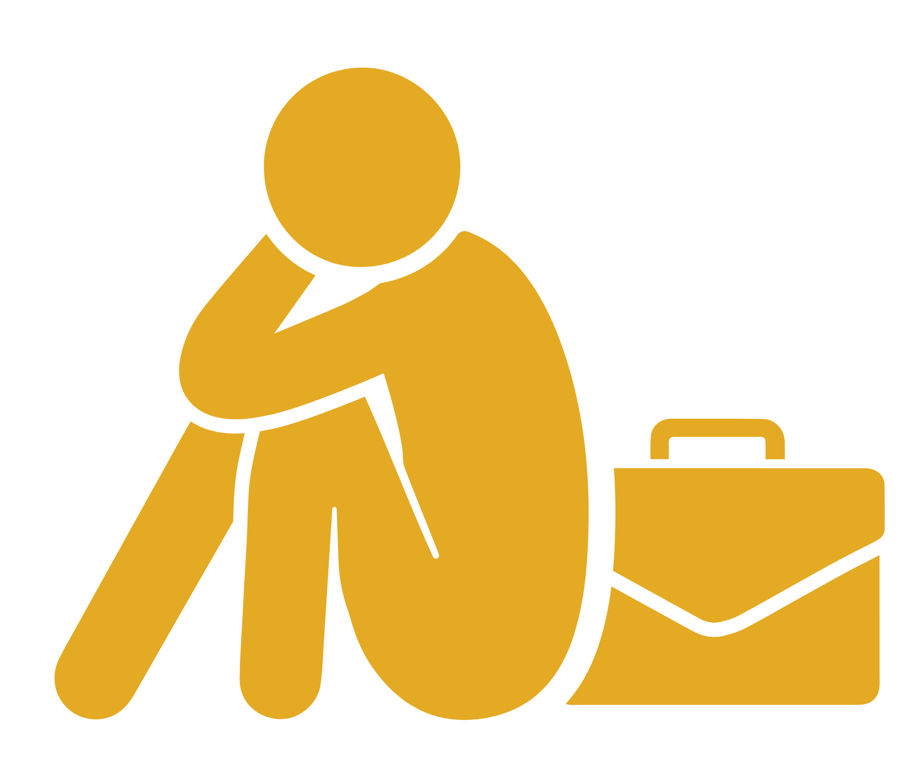 an icon representing job abandonment