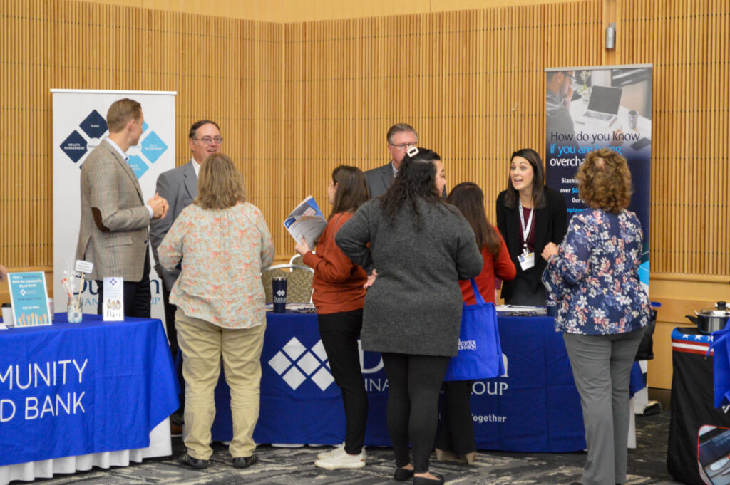 an image displaying an exhibitor at The MBA's HR Conference in Erie, PA