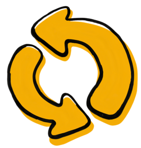 an icon representing change in the workplace